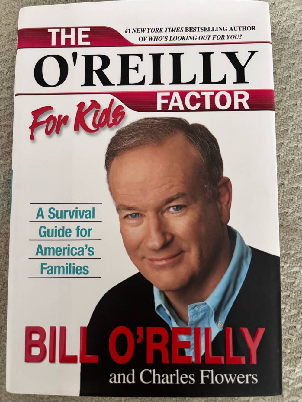 The O'Reilly Factor For Kids - White and Red Cover